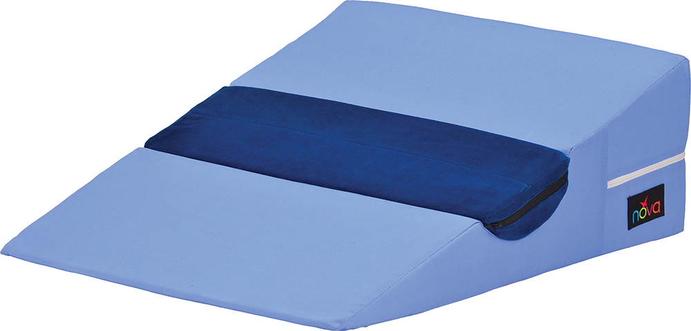 Bed Wedge for Side Sleepers with Half Roll Pillow